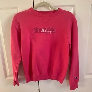 Authentic hot pink champion sweatshirt🦩